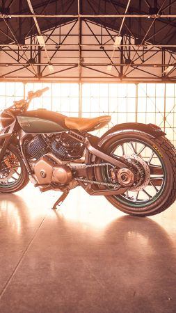 Royal Enfield KX, 2020 bikes, 4K (vertical)