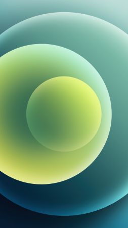 iPhone 12, green, abstract, Apple October 2020 Event, 4K (vertical)