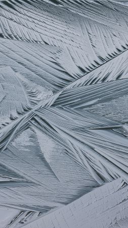 ice, white, winter, abstract, 4K (vertical)