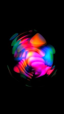 watchOS 8, Apple Watch Series 7, abstract, Apple September 2021 Event, 4K (vertical)