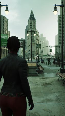 The Matrix Awakens, screenshot, 4K (vertical)