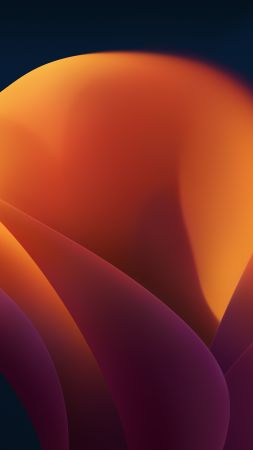 macOS Venrura, abstract, dark, 5K (vertical)