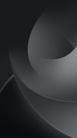 iPhone 14, abstract, iOS 16, dark (vertical)