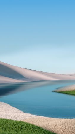 Windows 11, landscape, Microsoft, 4K (vertical)