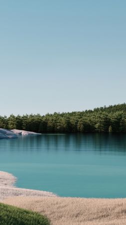 Windows 11, landscape, Microsoft, 4K (vertical)