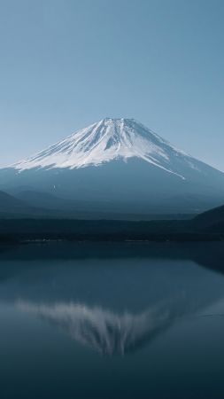 Fiji, mountains, lake, 4K (vertical)