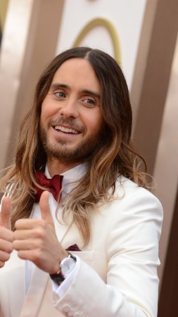 Jared Leto, Most Popular Celebs in 2015, oscar, 86th Academy Awards, actor, singer, songwriter, director (vertical)