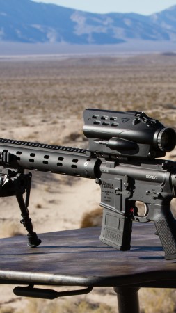 TrackingPoint 338TP, Mile Maker, Precision-Guided Firearm, Linux, sniper rifle, scope (vertical)