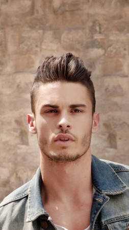 Baptiste Giabiconi, Top Fashion Models 2015, model, singer, Chanel, Fendi, Karl Lagerfeld (vertical)