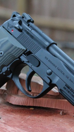 Beretta 92 FS, gun, US Army (vertical)