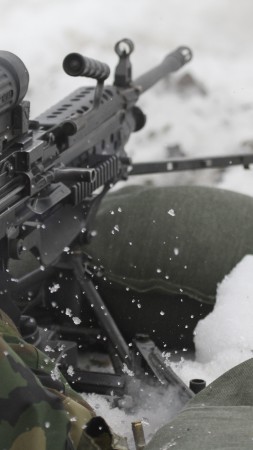 M60, machine gun, US Army (vertical)