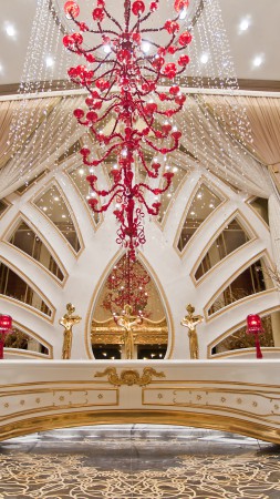 Galaxy Macau, Cotai Strip, China, Casino, Best Hotels of 2015, tourism, resort, travel, vacation, hall, booking (vertical)