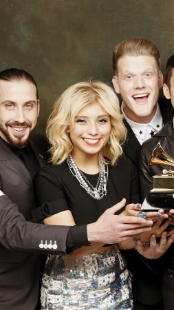 Pentatonix, Top music artist and bands, Scott Hoying, Mitch Grassi, Kirstie Maldonado, Avi Kaplan, Kevin Olusola (vertical)