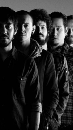Linkin Park, Top music artist and bands, Chester Bennington, Mike Shinoda, Brad Delson, Dave Farrell (vertical)
