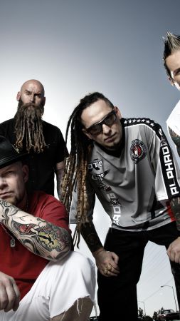 Five Finger Death Punch, Top music artist and bands, Ivan Moody, Zoltan Bathory, Jeremy Spencer, Jason Hook, Chris Kael (vertical)