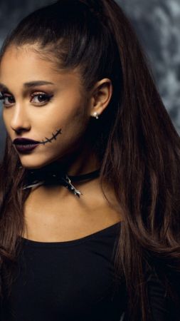 Ariana Grande, Top music artist and bands, singer, actress, beach (vertical)