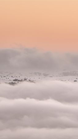Alps, 5k, 4k wallpaper, 8k, clouds, sky (vertical)