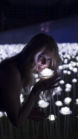 Nicole Kidman, Most Popular Celebs, actress, singer, flowers (vertical)