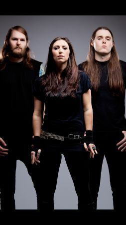 Unleash the Archers, Top music artist and bands, Brittney Slayes, Scott Buchanan, Grant Truesdell, Andrew Kingsley, Kyle Sheppard (vertical)