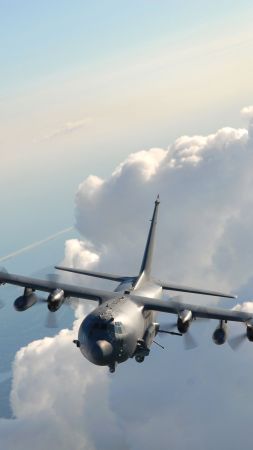 AC-130U, military transport aircraft, US Army (vertical)