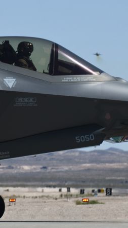F-35, Lightning II, Lockheed, fighter, US Army, U.S. Air Force (vertical)