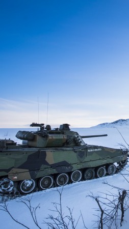 Strf 90, combat vehicle, Swedish army (vertical)