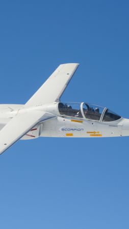 Textron AirLand Scorpion, USA army, fighter aircraft, air force, USA (vertical)