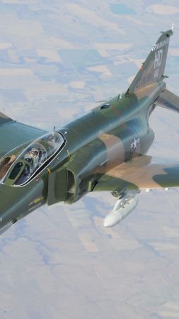 McDonnell Douglas F-4 Phantom II, F 4, fighter-bomber, Phantom 2, US Air Force, fighter (vertical)