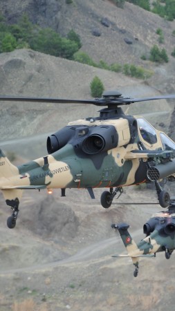 Agusta Westland T-129, AgustaWestland, attack helicopter, Turkish Aerospace Industries,  (vertical)