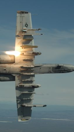 A-10 Thunderbolt II, US Army, U.S. Air Force, aircraft (vertical)