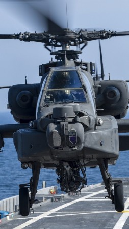 Apache AH-64, attack helicopter, US Army, U.S. Air Force (vertical)