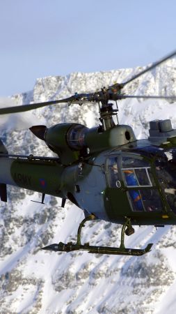 SA 341, Sud-Aviation Gazelle, helicopter, France Army, France Air Force (vertical)