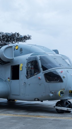Sikorsky CH-53K King Stallion, fighter helicopter, fighter, U.S. Air Force (vertical)