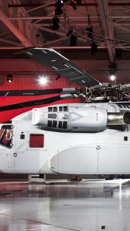 Sikorsky CH-53K King Stallion, fighter helicopter, fighter, U.S. Air Force,  (vertical)