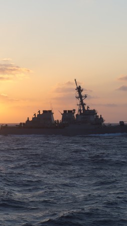 USS Laboon, DDG-58, Arleigh Burke-class, destroyer, USA Navy (vertical)