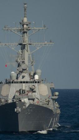 USS Laboon, DDG-58, Arleigh Burke-class, destroyer, USA Navy (vertical)