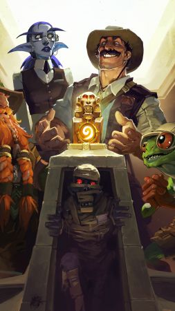 HearthStone — League of Explorers, Best games, fantasy, game, PC, Apple, Android (vertical)