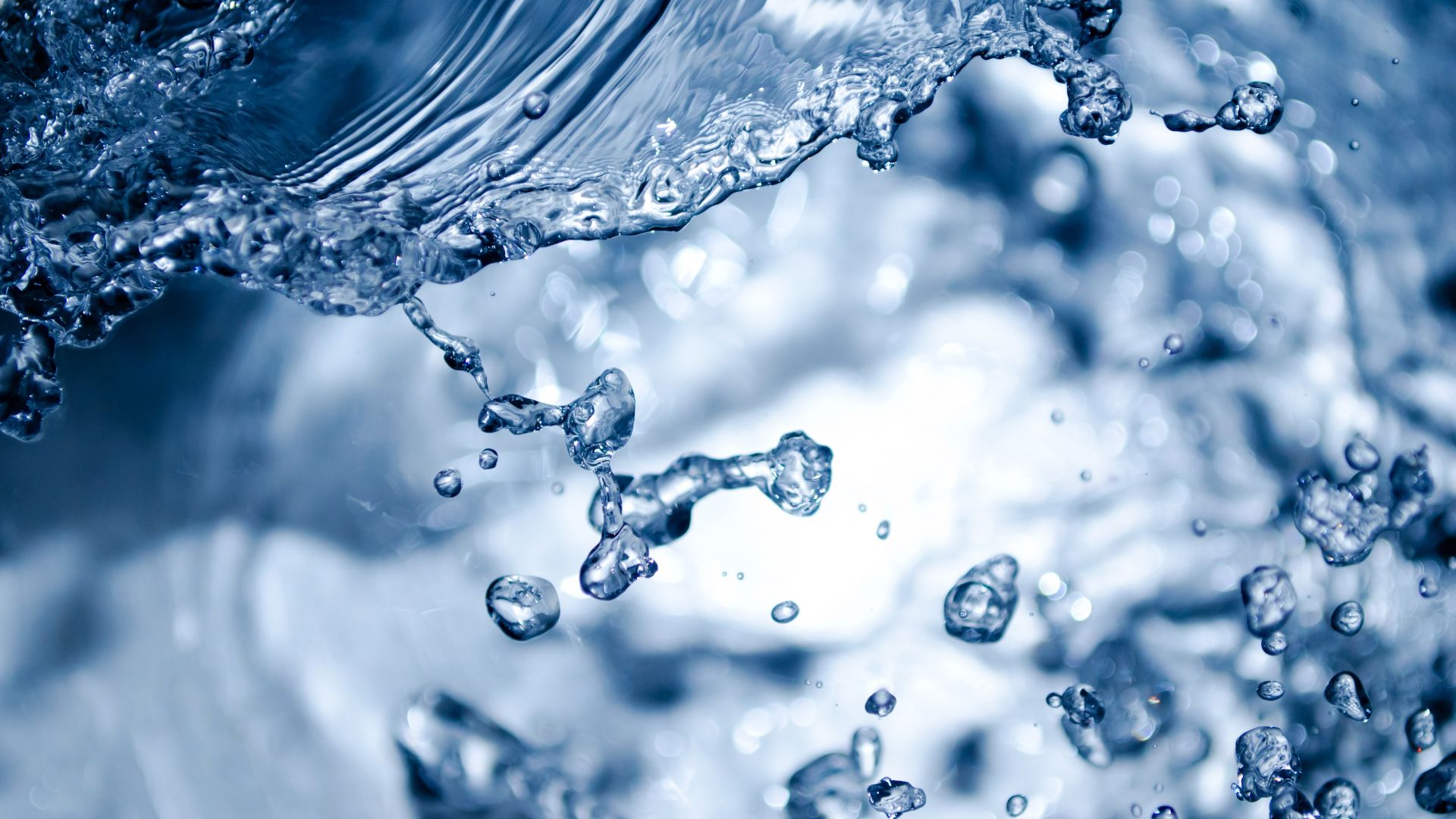 water, splash, 4k (horizontal)